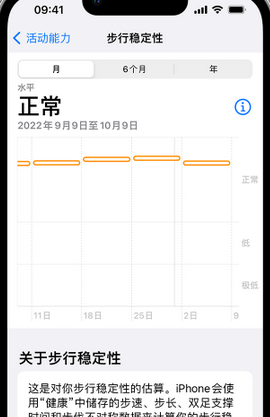 凤泉iPhone手机维修如何在iPhone开启'步行稳定性通知'