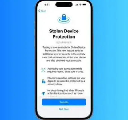 凤泉苹果授权维修店分享被盗设备保护功能开启方法 